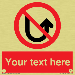 Custom prohibition No u turns